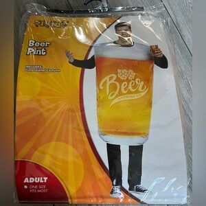 Halloween costume  Spirit Beer Pint Costume - Orange and White